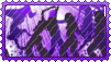 Untitled purple frutiger metro stamp